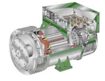 珲春发电机内部结构图 珲春发电机内部结构图